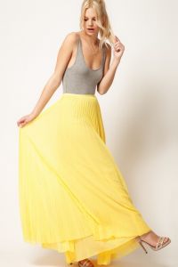 Duga žuta suknja 7