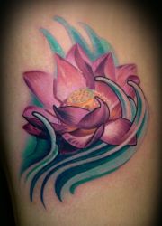 lotus cvet tatoo pomen