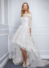 Lush krajkové šaty svatební šaty 9