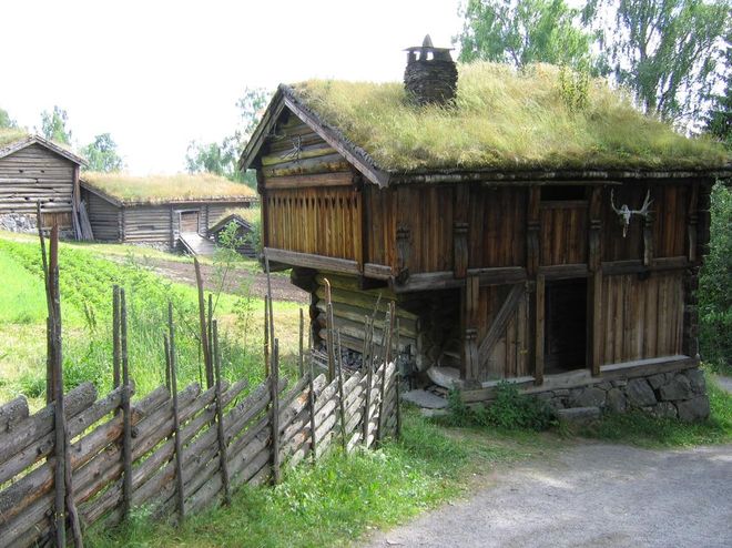 Деревенские постройки в Майхаугене