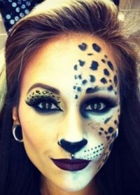 makijaż kota na Halloween 10