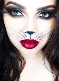 makijaż kota na halloween 7