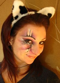 makijaż kota na halloween 8