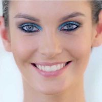 makijaż na jasnobrązowy z szaroniebieskimi oczami 3