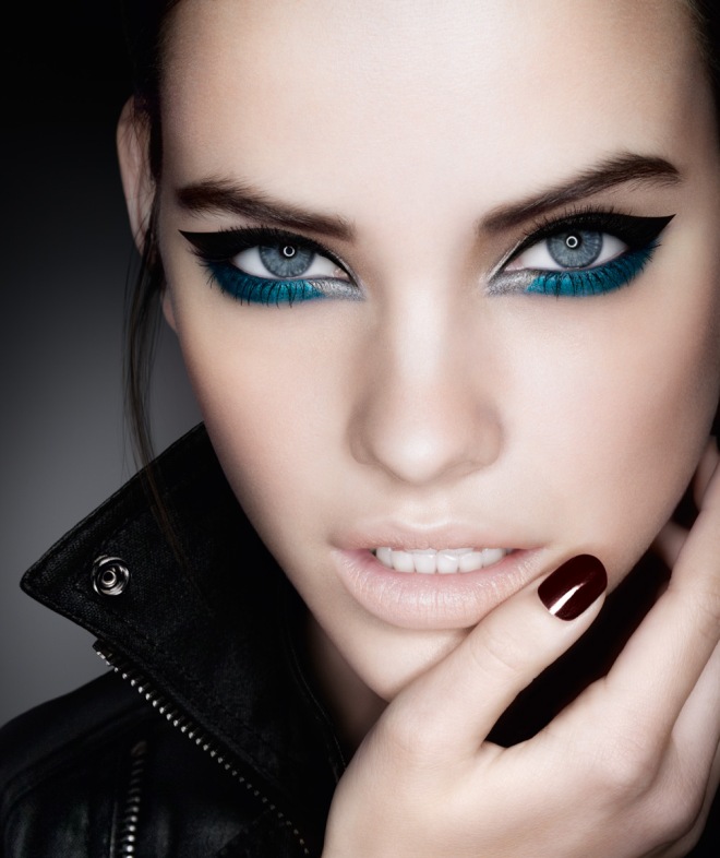 Večernji make-up za plave oči 3