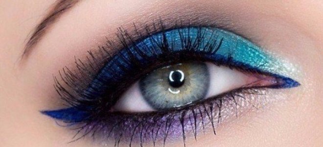 красив грим за сини очи 7
