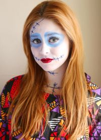 makijaż na Halloween dla dziewczyn 4