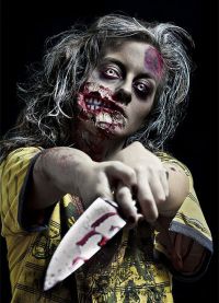 šminka zombi za Halloween 6
