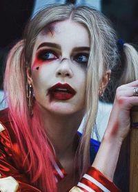 makijaż Harley Quinn2