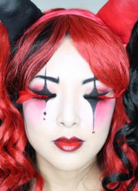 make-up Harley Quinn7