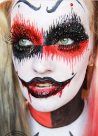 make-up Harley Quinn 8