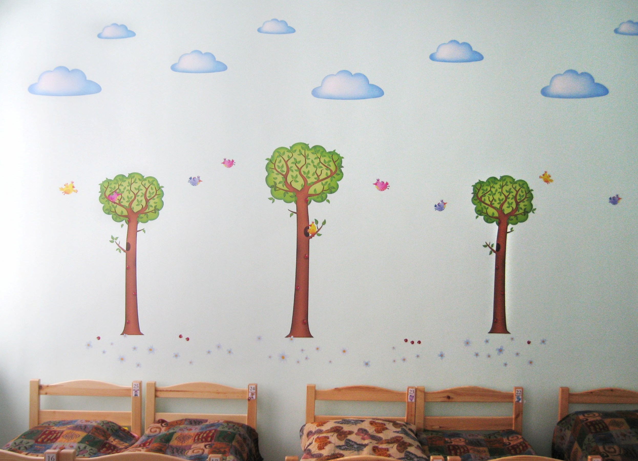 Dekorace ložnice v mateřské škole 1