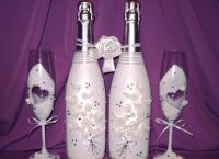 декорация на бутилки за сватба8