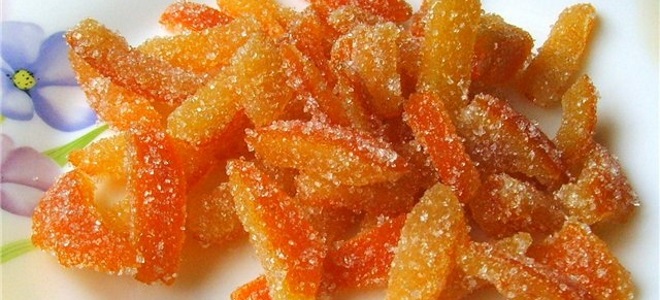 Kandirano voće od mandarinskog kora - recept