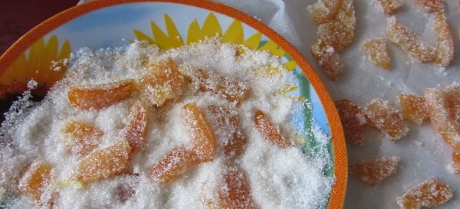 Mandarínové krusty v cukru - recept