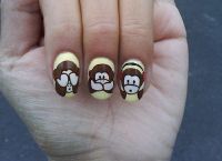 manicure z małpą4