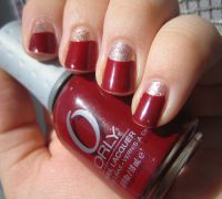 manicure z czerwonym lakierem 7