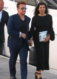 Боно и его супруга Али Хьюсон