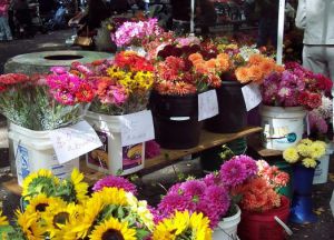 Цветы на рынке
