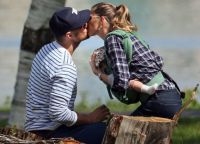 Gisele Bundchen a Tom Brady s dítětem na pikniku