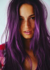 liliowe włosy 1