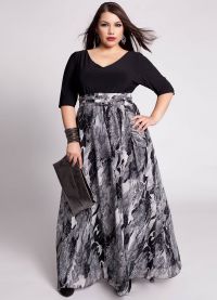 Maxi šaty pro obézní ženy 4