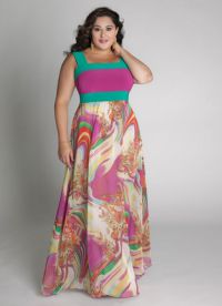 Maxi sukienki dla otyłych kobiet 7