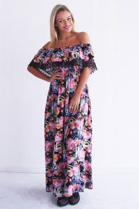 Květinový Maxi šaty 2