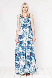 Maxi šaty s květinovým potiskem 5