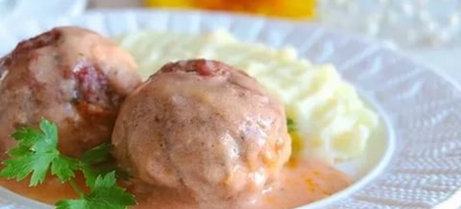 Turčija Meatballs z Gravy
