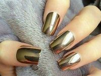 Metaliczny manicure 2