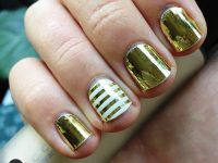 Metaliczny manicure 6
