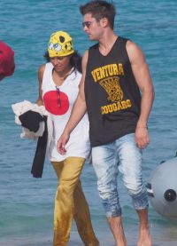 Michelle Rodriguez i Zac Efron podczas wakacji we Włoszech