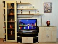 mini televizní stěna v obývacím pokoji3