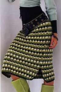 Modely pletené sukně 7