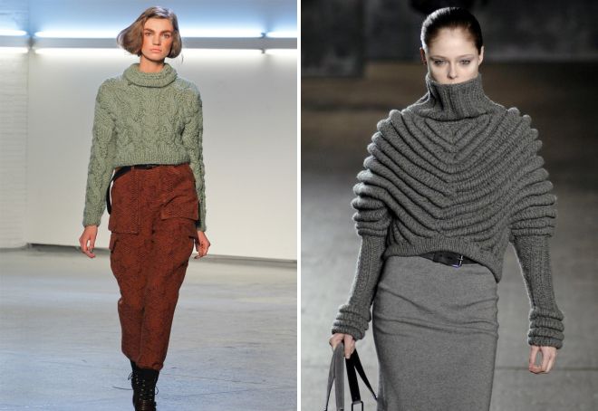 módní dámské pletené svetry