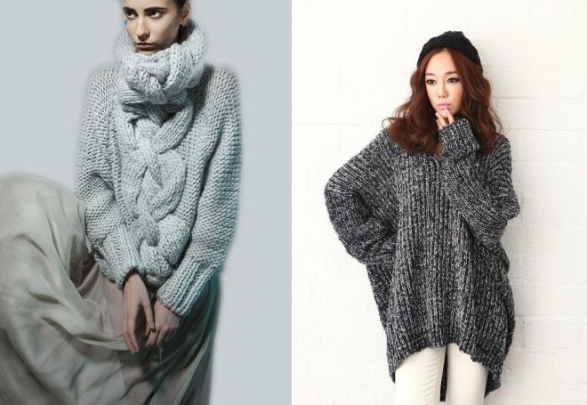 trojrozměrné pletené svetry