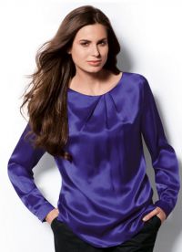 Silk blouse style2
