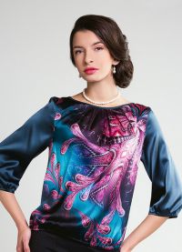 Модни блузи от коприна8