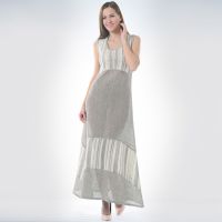 Модели на летни рокли от лен 1