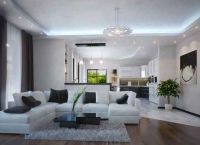 Moderní interiér obývacího pokoje v jasných barvách6