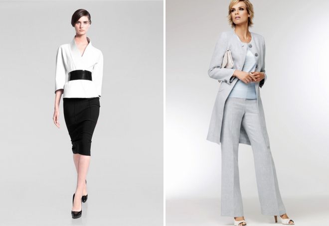 современный деловой стиль одежды для женщин