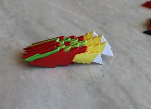 Modulární origami - dragon51