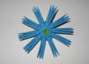 модулни оригами цветя майстор клас 4