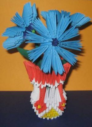 модулни оригами цветя майсторски клас 12