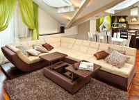 modulární sedací soupravy pro obývací pokoj s prostorem na spaní2