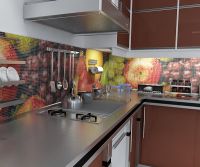 mozaikový panel pro kuchyň 1