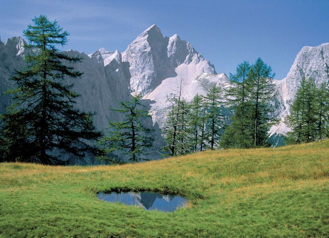 Гора Триглав - национальный символ Словении