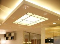 Vícevrstvý sádrokartonový strop s osvětlením2