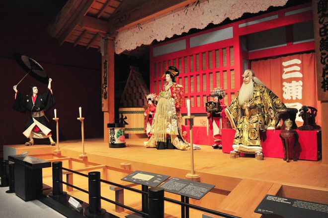 Экспозиция, посвященная японскому театру кабуки